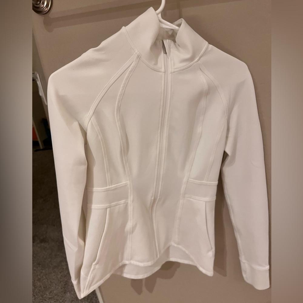 Lululemon white in profile jacket
